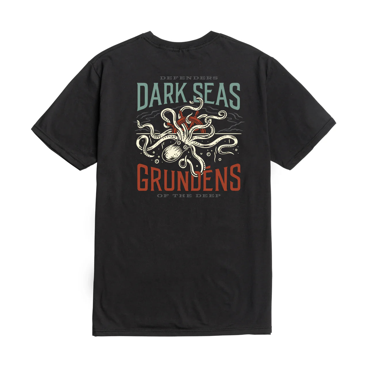 Dark Seas Great Dephts Premium T-Shirt - Black