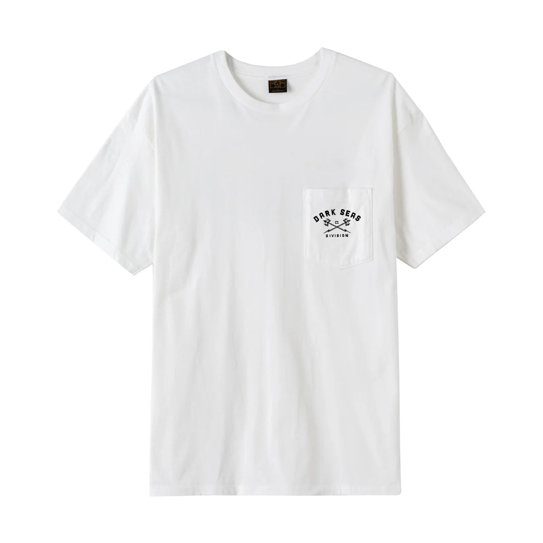 Dark Seas We Haul Basic Pocket T-Shirt - White