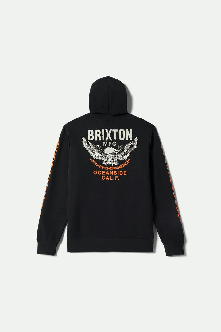Brixton Waller Hoodie - Black