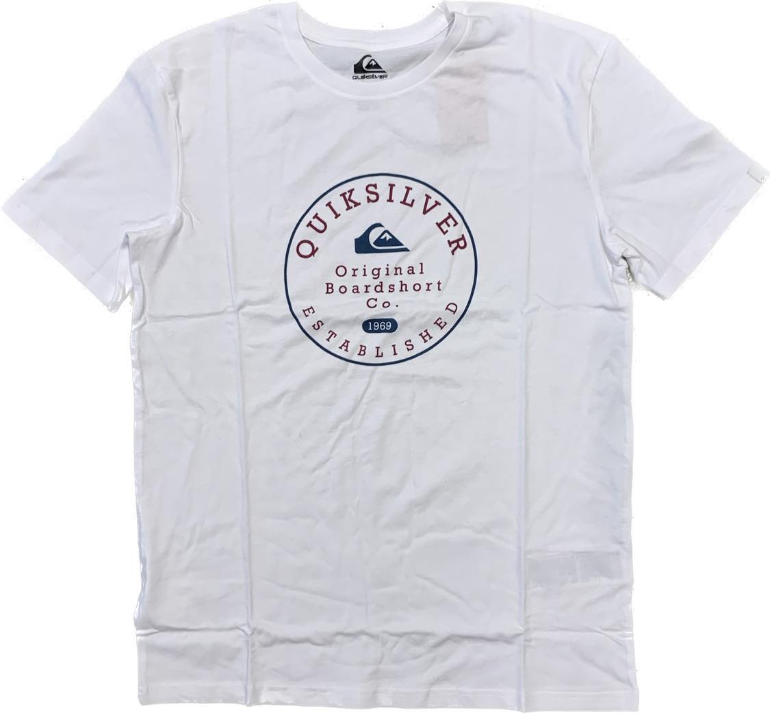 Quicksilver Circle Trim T-Shirt - White