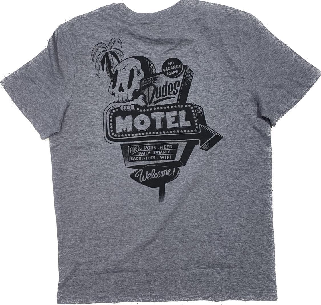 The Dudes Motel T-Shirt - Heather Grey