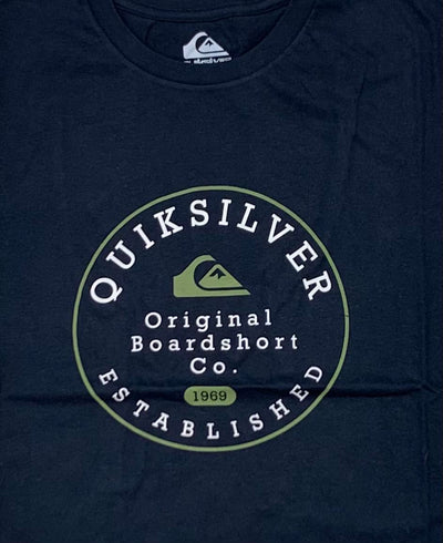 Quicksilver Circle Trim T-Shirt - black