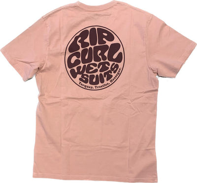 RipCurl Wetsuit Icon T-Shirt - Light Peach