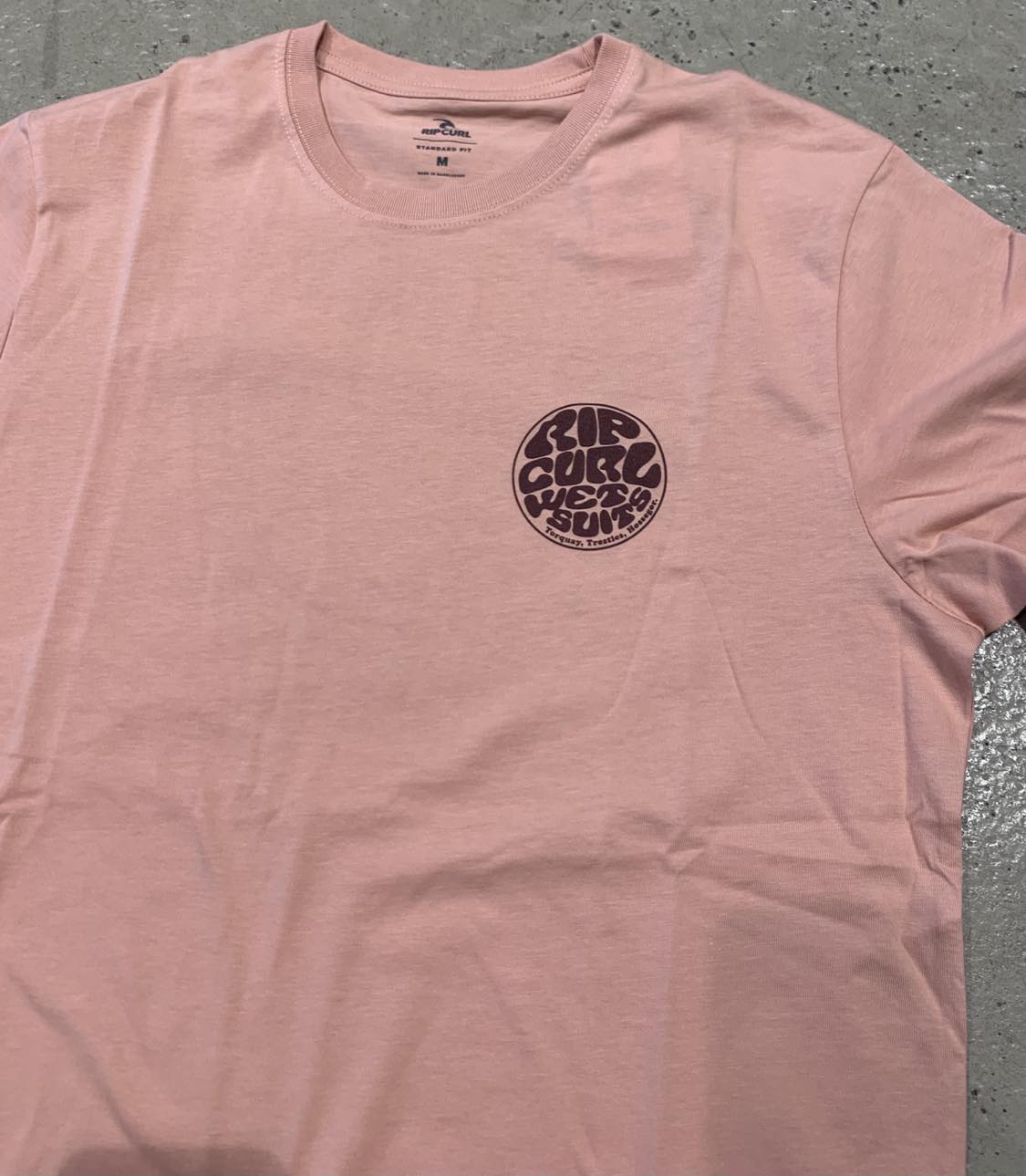 RipCurl Wetsuit Icon T-Shirt - Light Peach