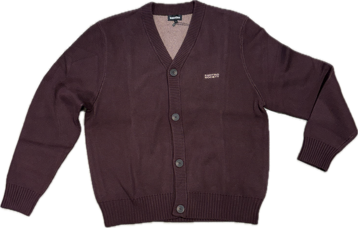 Kaotiko Cardigan Stick Jacke Snake - Braun