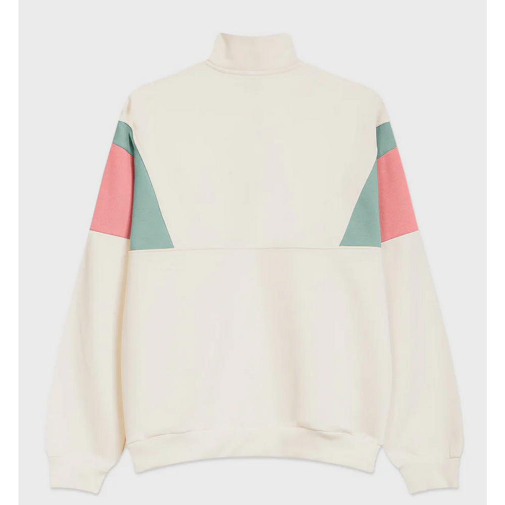 Kaotiko Crew Ivory Arthur Sweatshirt  - Ivory / Palid Blue