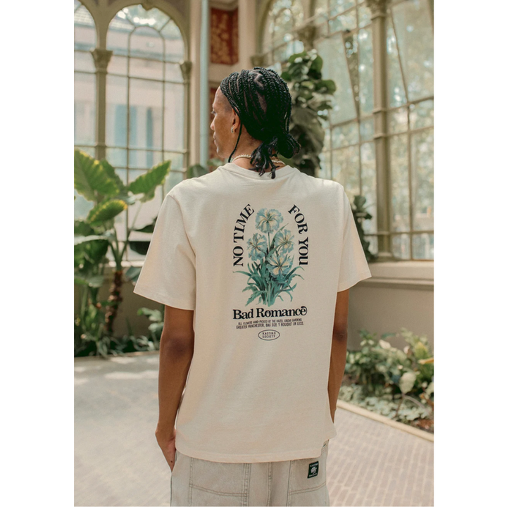 Kaotiko No Time For You Regular Fit T-Shirt - Tabacco Beige