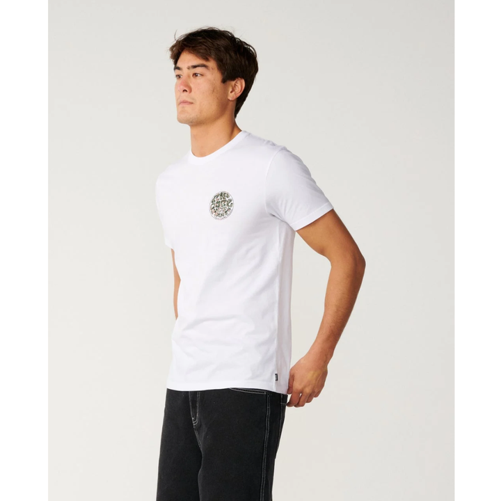 Ripcurl Wettie Passage Icon Standard Tee - White