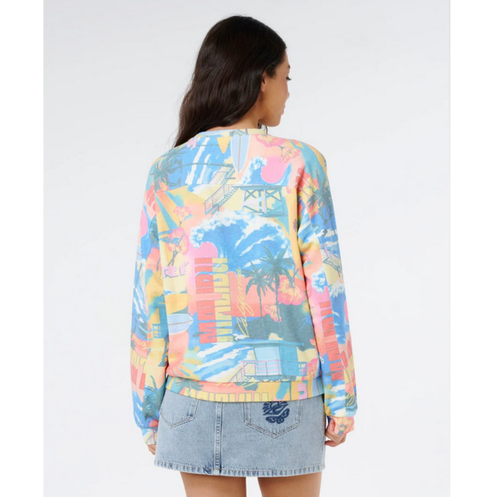 Ripcurl Surf Side Relaxed Sweat  - Multi