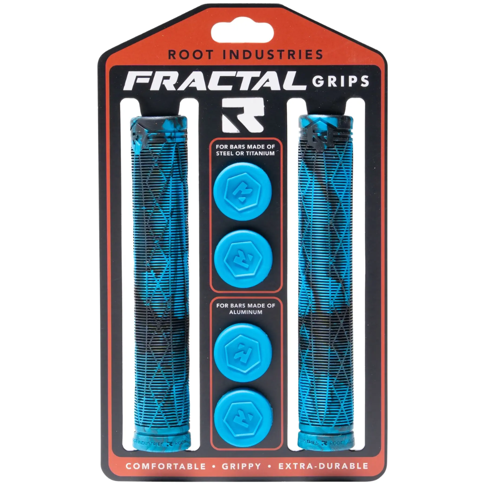 Root Industries Fractal Stunt Scooter Griffe - Blue Black