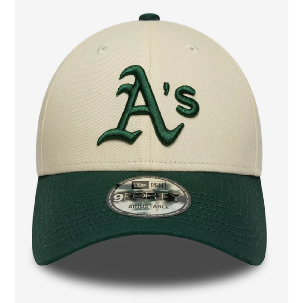 NewEra 95215 Hellbeige Oakland Athletics Colour Block 9FORTY Verstellbare Cap