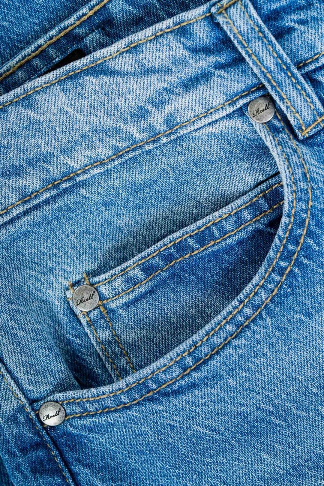 Reell Rave Jeans - Mid Blue Wash