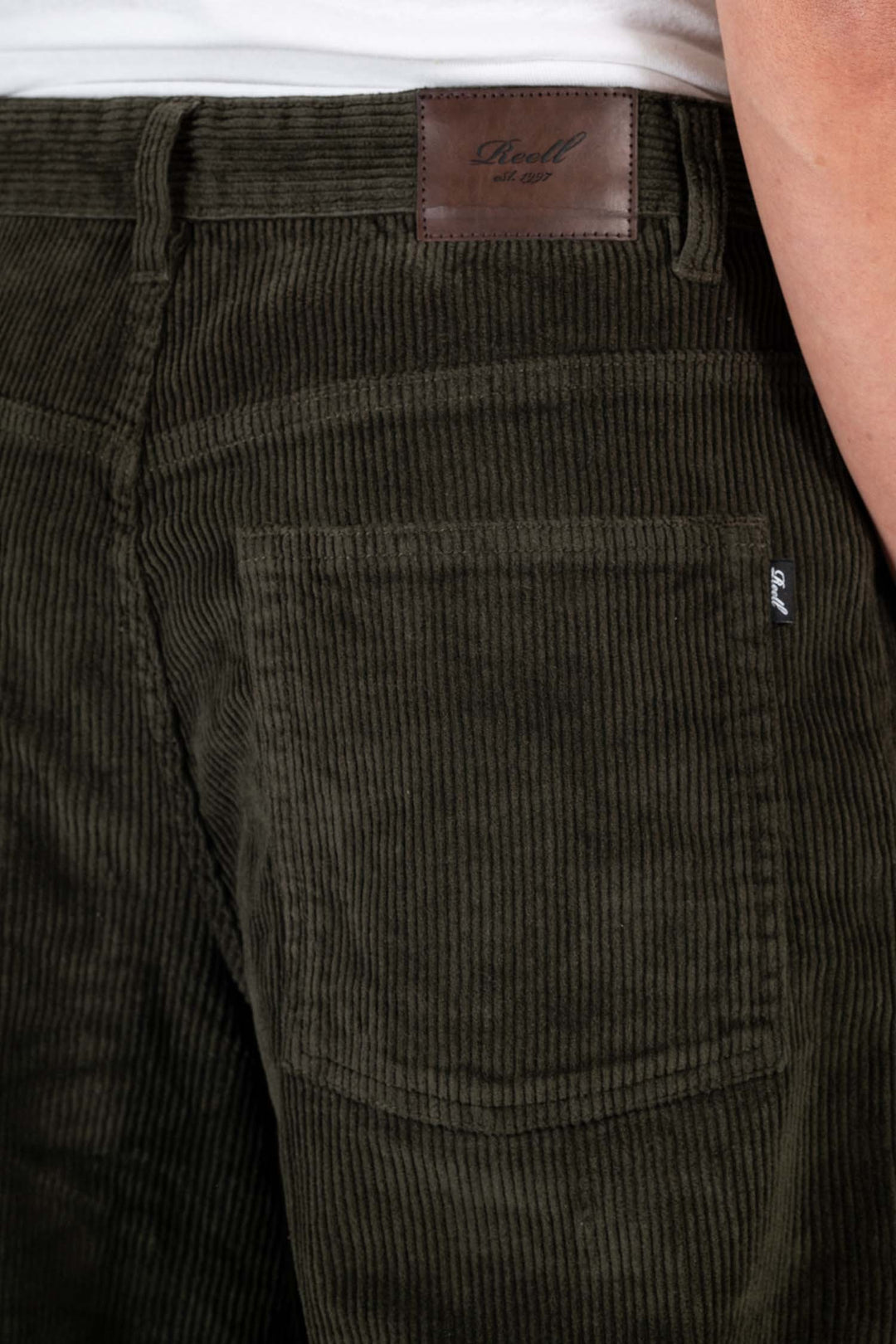Reell Baggy Cord Hose - Dark Green