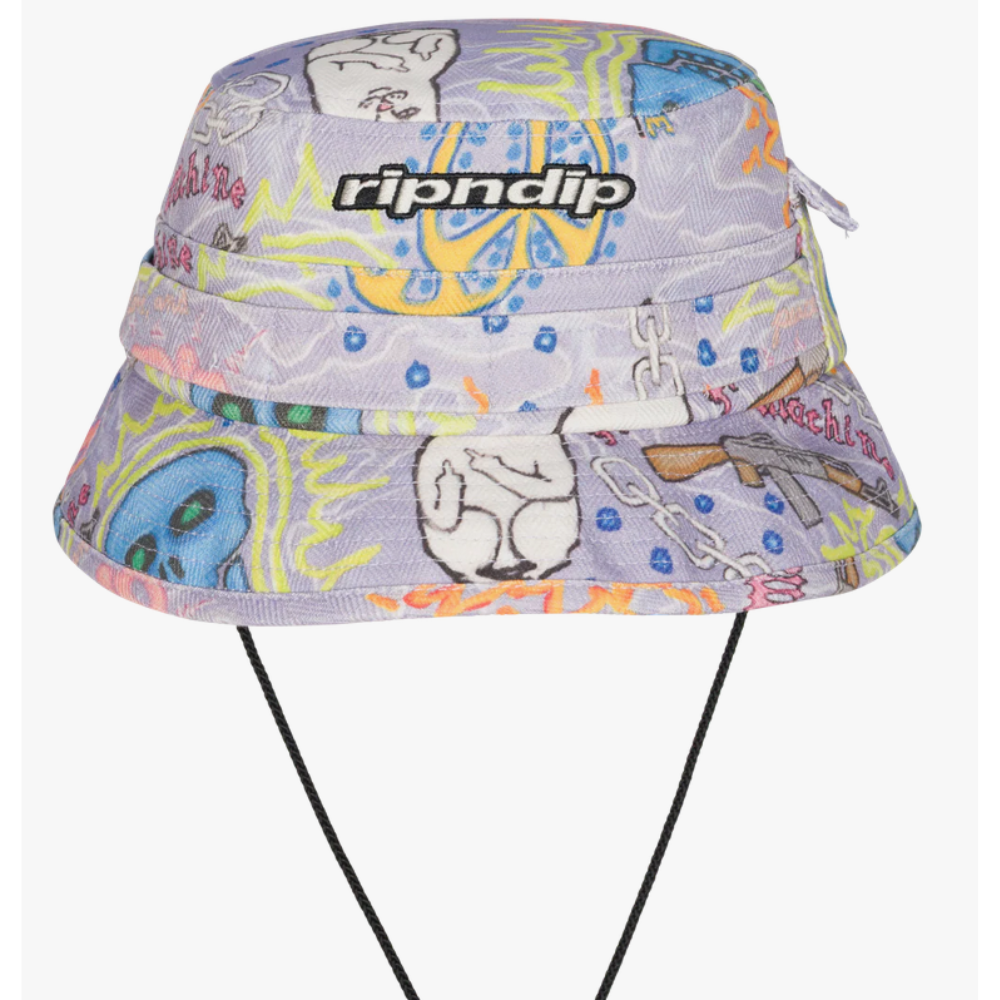 RIPNDIP Born To Love Boonie Hat - Cornflower