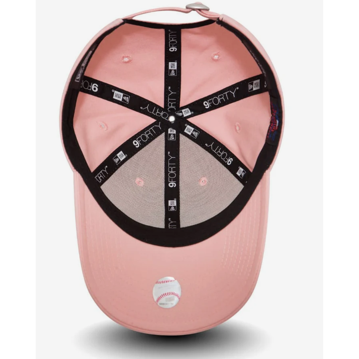 NewEra 89299 New York Yankees Essential Damen Pink 9FORTY Cap Rosa