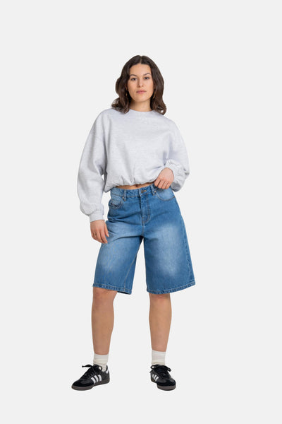 Reell Women Sienna Baggy Short - Classic Light Blue Stone