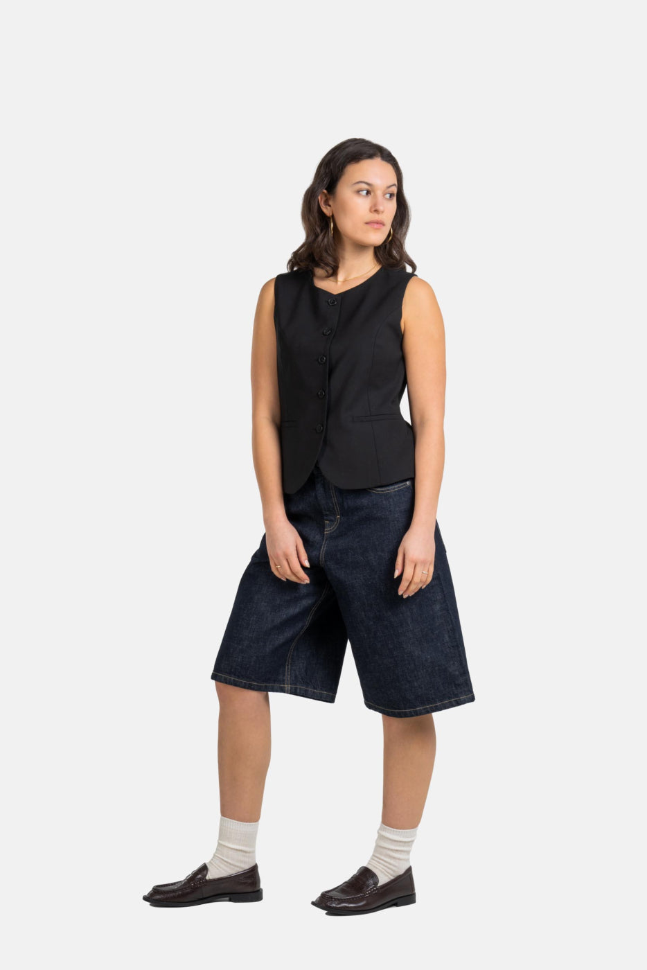 Reell Women Sienna Baggy Short - Indigo Deep