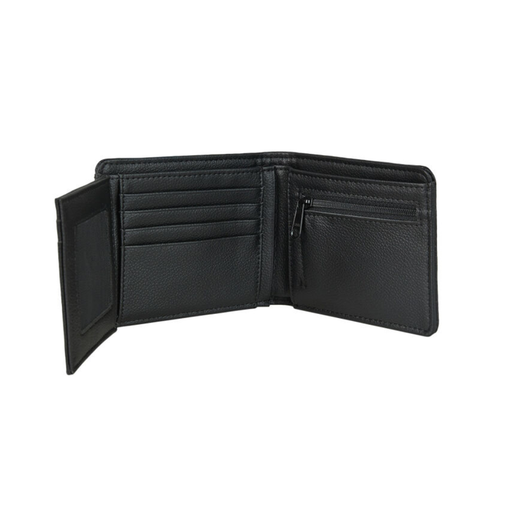 Iriedaily Pleather Geldbeutel Wallet - Black