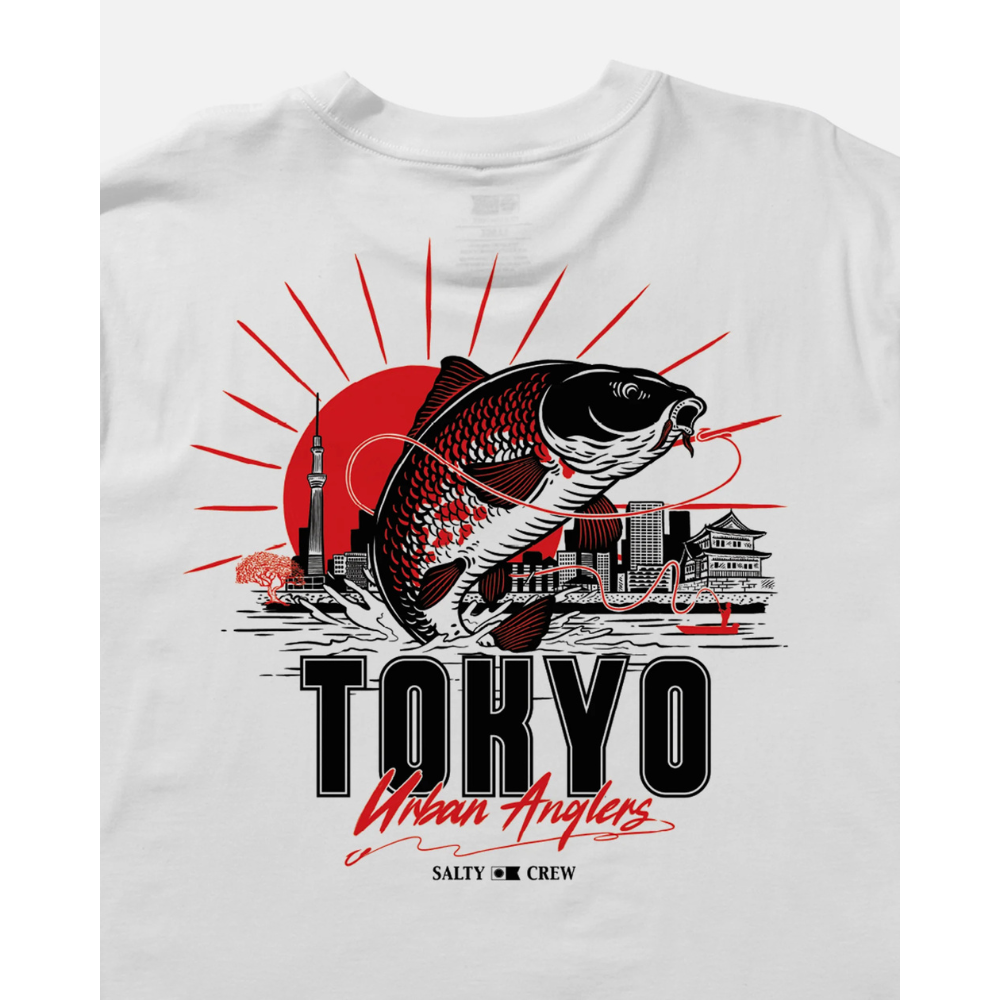 Salty Crew Tokyo Urban Angler Tee - White