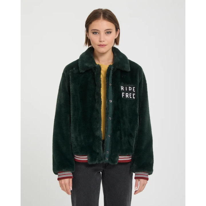 Volcom Ozzy Women Jacke - Scarab Green