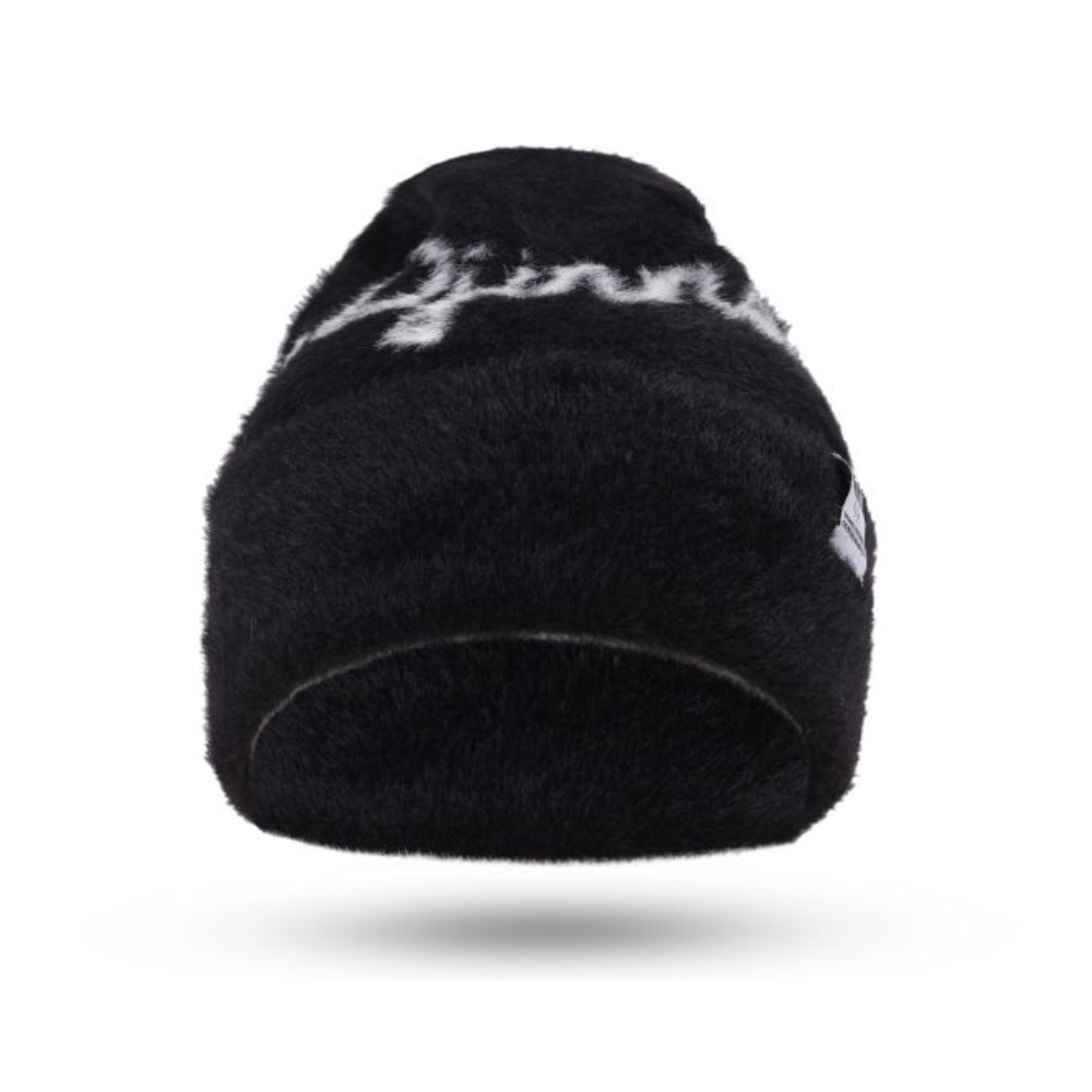 Djinns Hairy Beanie Tag - Black