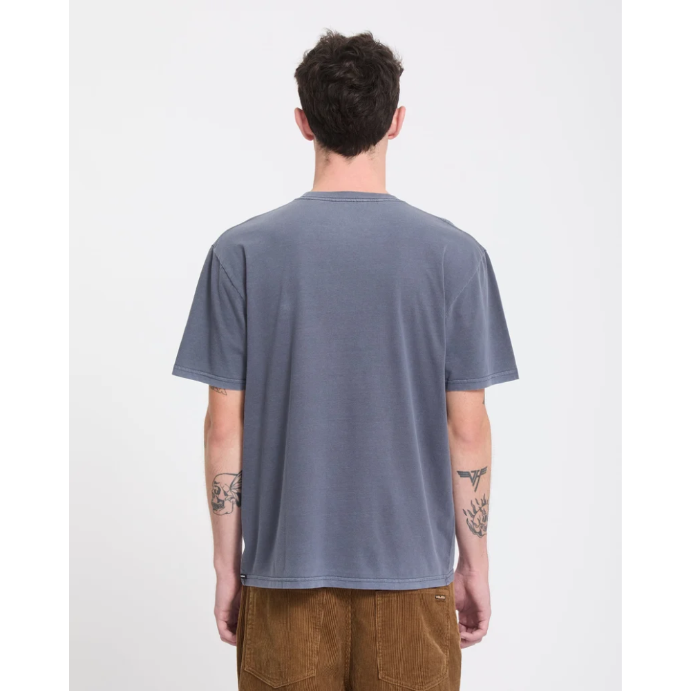 Volcom Solid Stone T-Shirt - Storm Blue