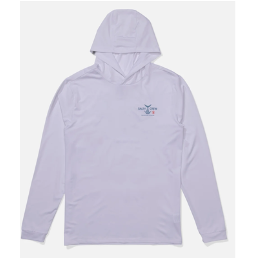 Salty Crew Fish Market Hood Sunshirt Longsleeve - White