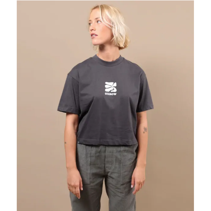 Oxbow Retroflo T-Shirt - Grey Caviar