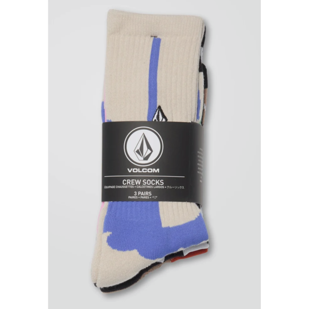 Volcom Carrau Print Mixer Socken (3 pack) - Multi