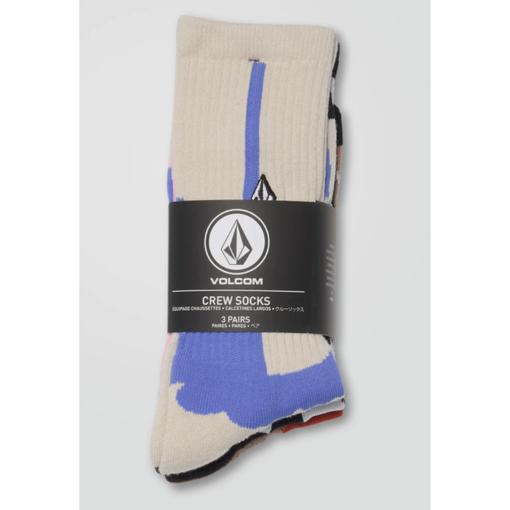 Volcom Carrau Print Mixer Socken (3 pack) - Multi
