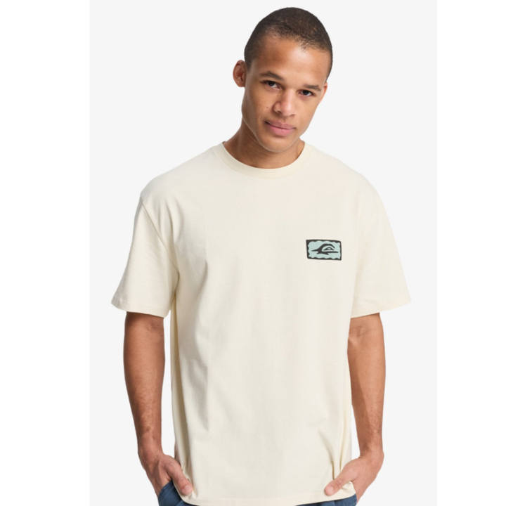 Quicksilver Serenity Splash - T-Shirt für Männer - WBS0 Bone White