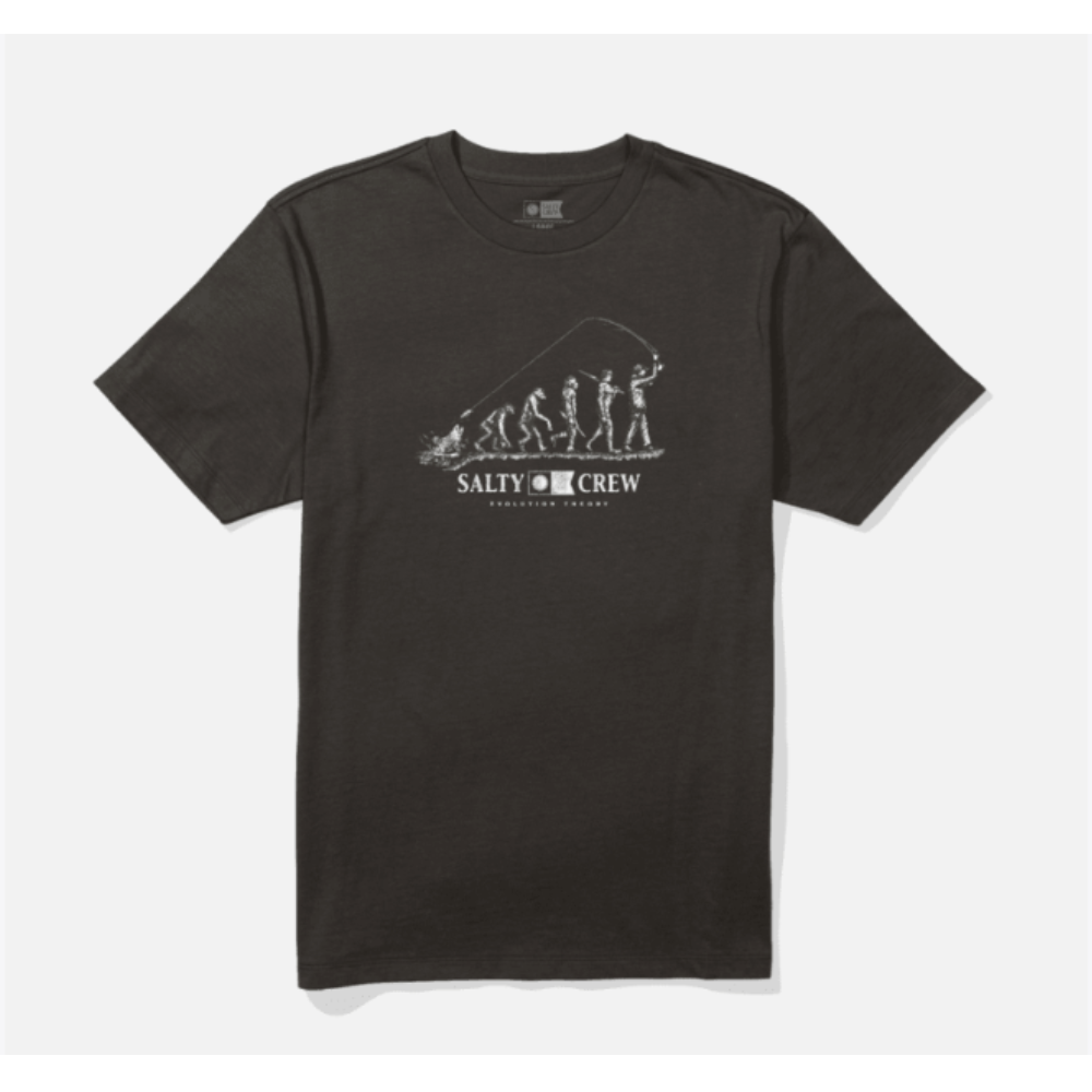 Salty Crew Evolution Theory Ss Tee - Black