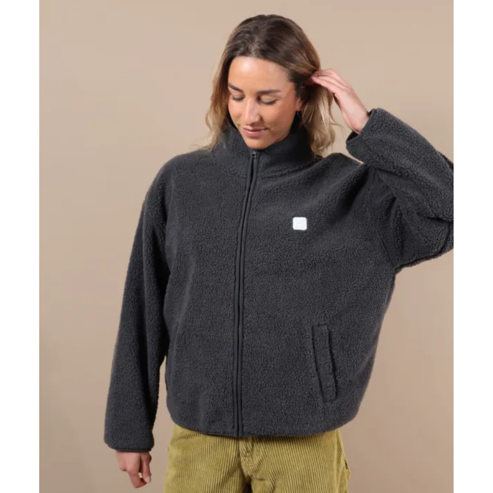 Oxbow Polar fleece WARPEDFLO - Black/White