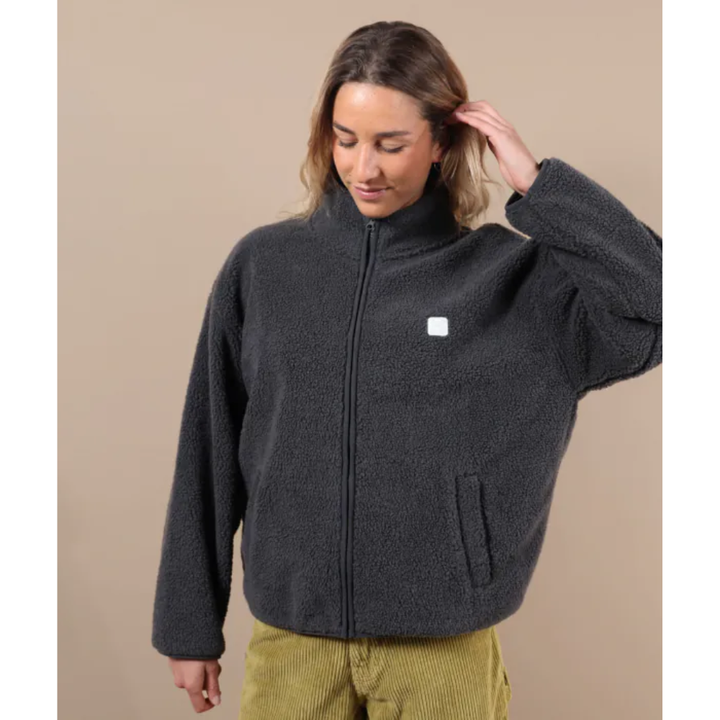 Oxbow Polar fleece WARPEDFLO - Black/White