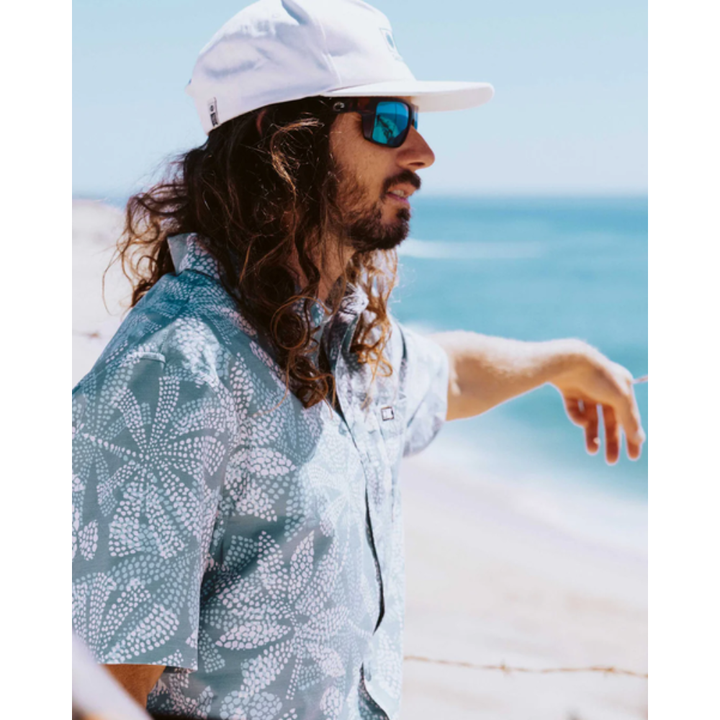 Salty Crew Drifter Uv Button Up - Atlantic Green