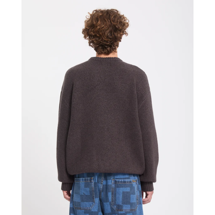 Volcom Ozzy Dolphin Pullover Strick - Raisn Braun RSN
