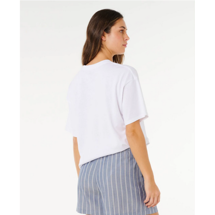 Ripcurl T-Shirt Poolside Heritage- Optical White