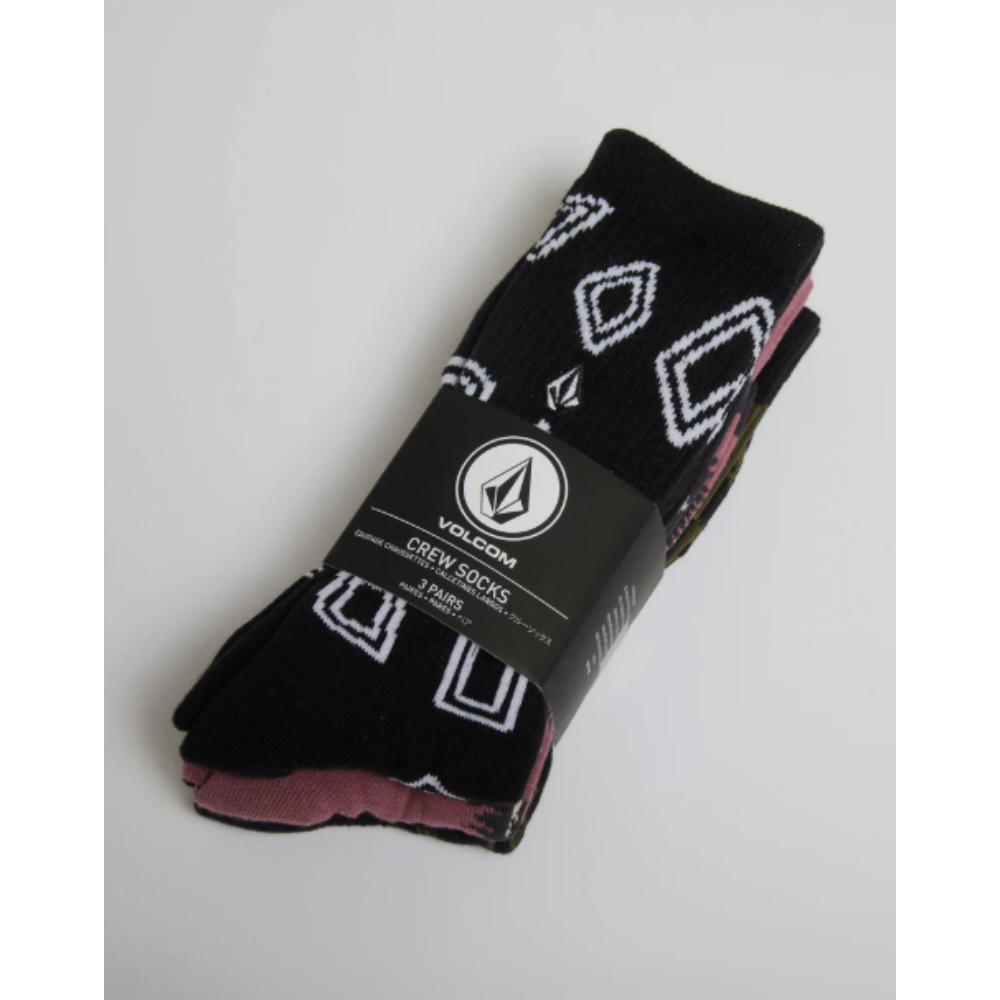 Volcom Print Mixer Socken (3 Paar) - Multi
