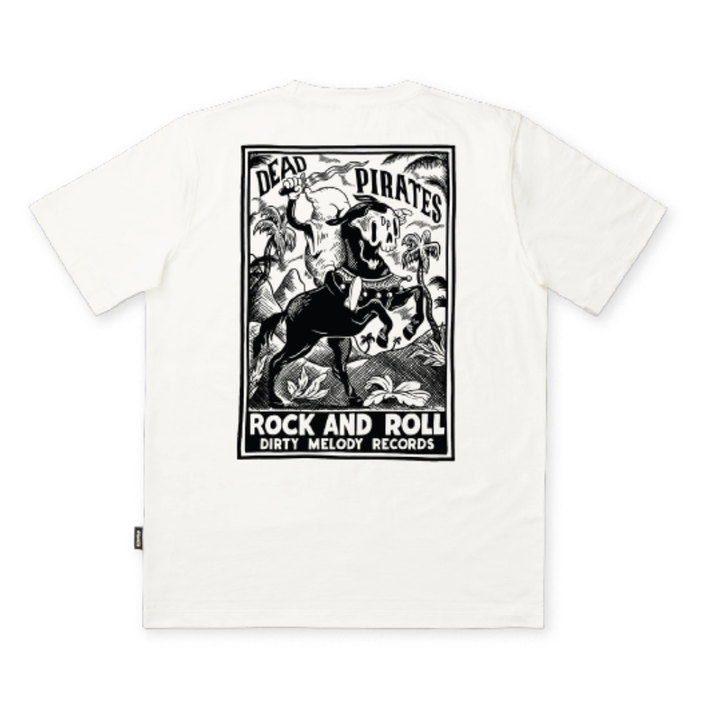The Dudes Dead Pirates T-Shirt - White/Black