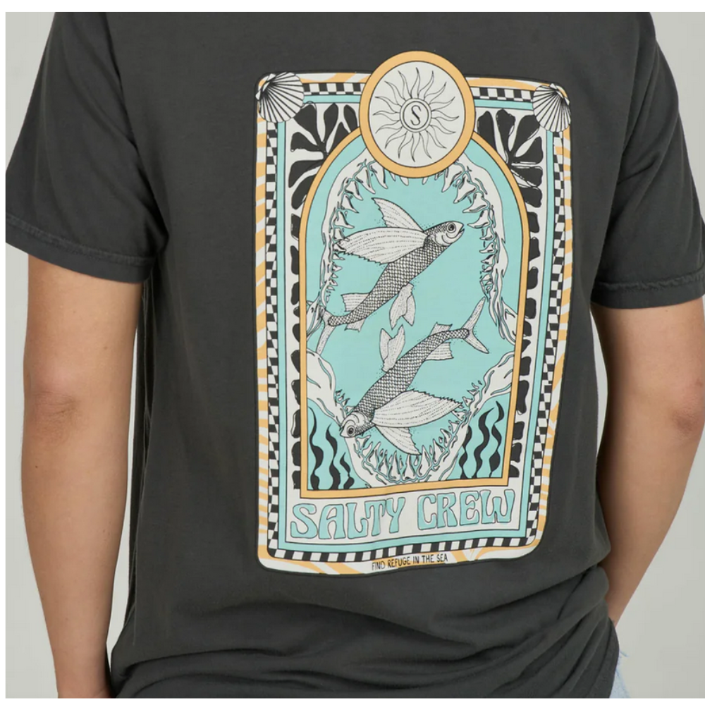 Salty Crew Zodiac Boyfriend Tee - charcoal