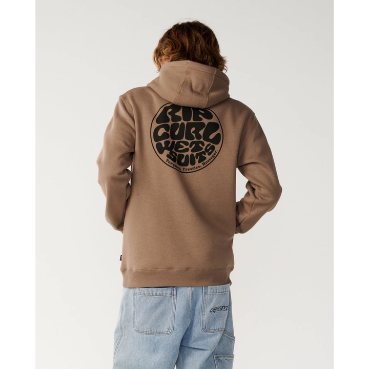 Ripcurl Wetsuit Icon Hoodie -  Walnut Braun