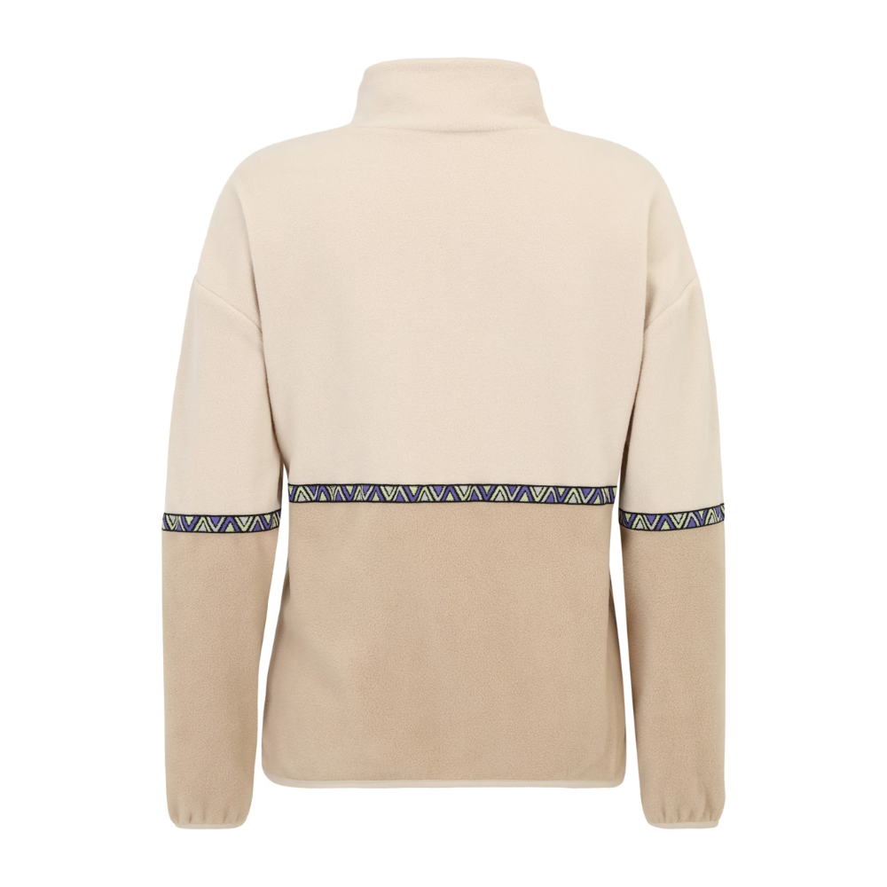 Iriedaily Holina Woman Fleece Zip Troyer - Khaki
