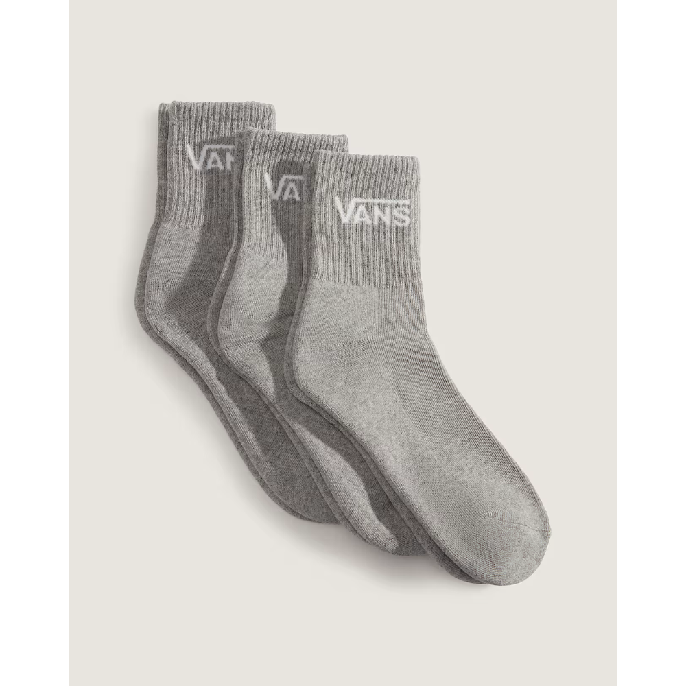 Vans Classic Half Crew Socks (3 Paar) - Heather Grey