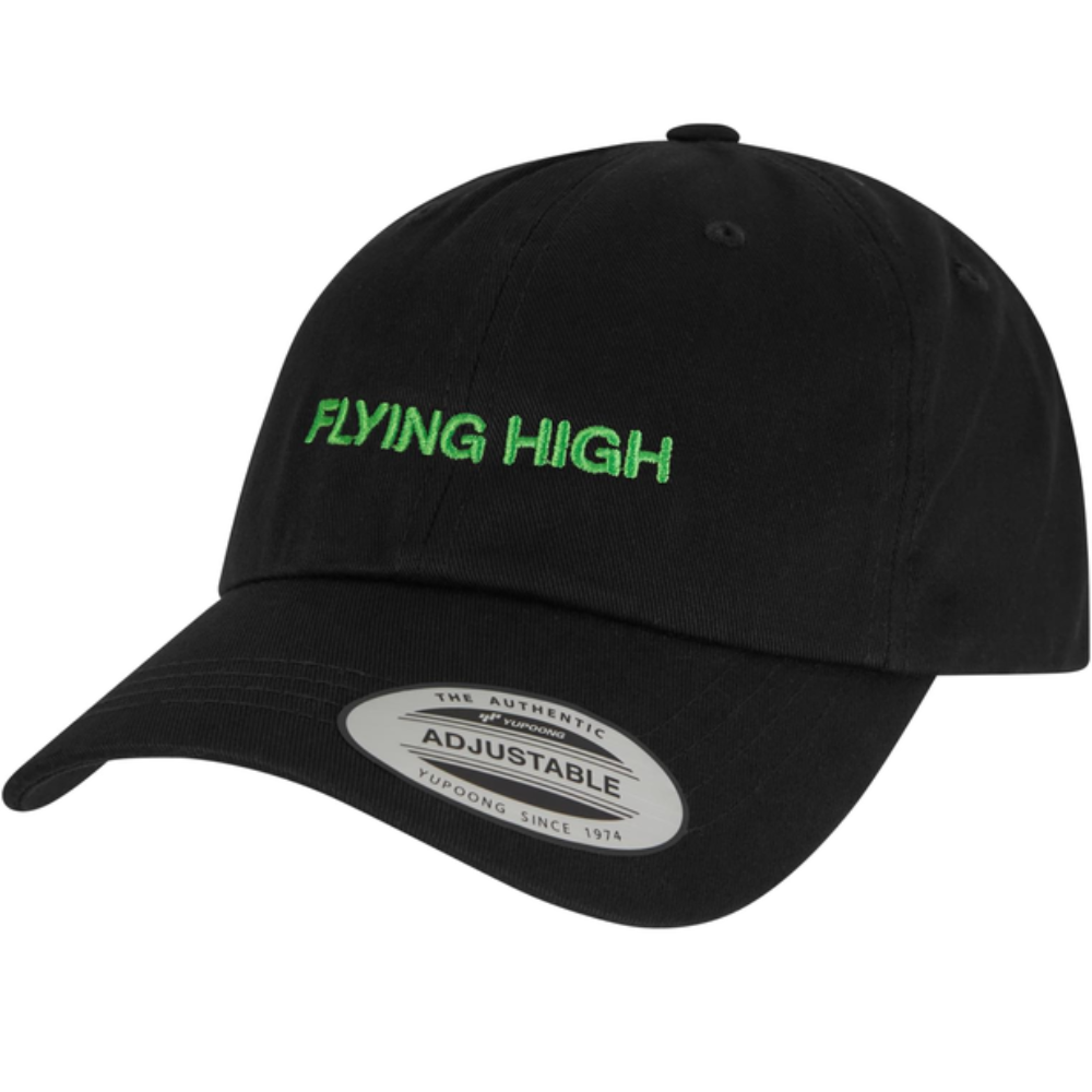 TB  Previous Next Upscale Flying High Dad Cap - Black7Green
