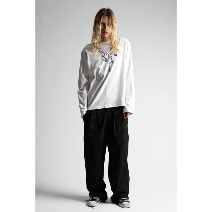 Wasted Paris T-Shirt Manches Longues Faith - Black/White