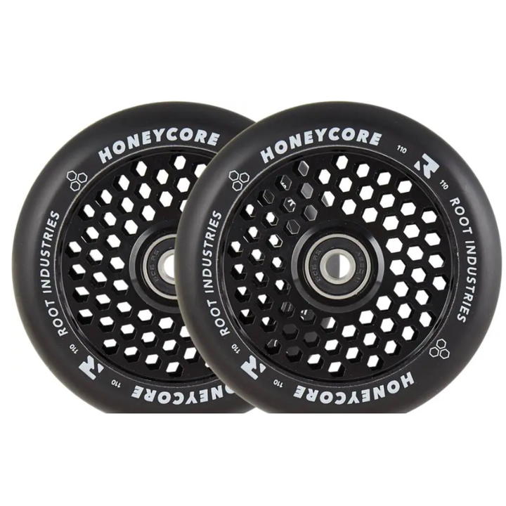 Root Honeycore Schwarz 110mm Stunt Scooter Rollen 2 Stkücl - Black