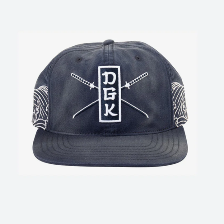 DGK Oceans Snapback Cap - Indigo Blau