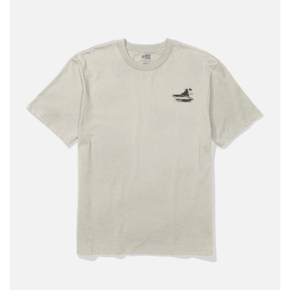 Salty Crew On Board Tee - Moonbeam Beige