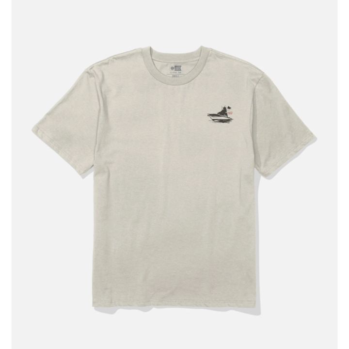 Salty Crew On Board Tee - Moonbeam Beige