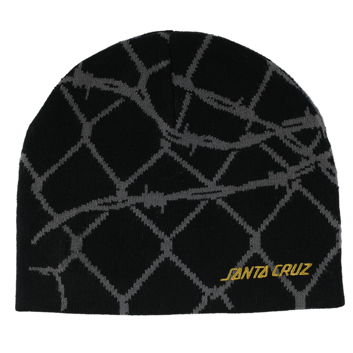Santa Cruz Spot Chain Skull Beanie - Black